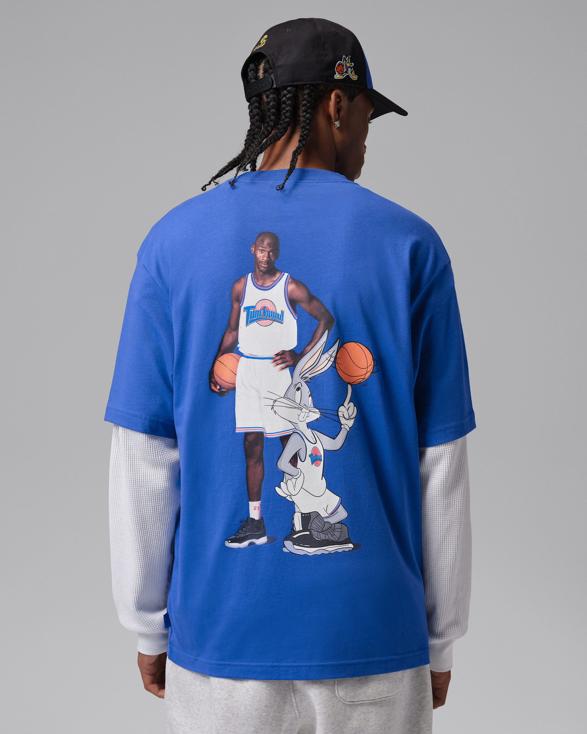 Jordan Brooklyn Space Jam Men's Crew-Neck T-Shirt. Nike ID